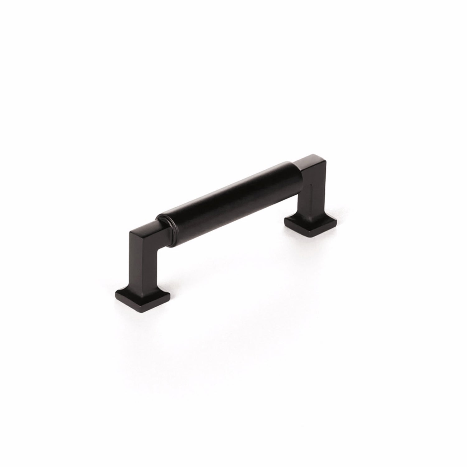 Schaub 477-MB 3-1/2" Center to Center Haniburton Cabinet Pull Matte Black Finish
