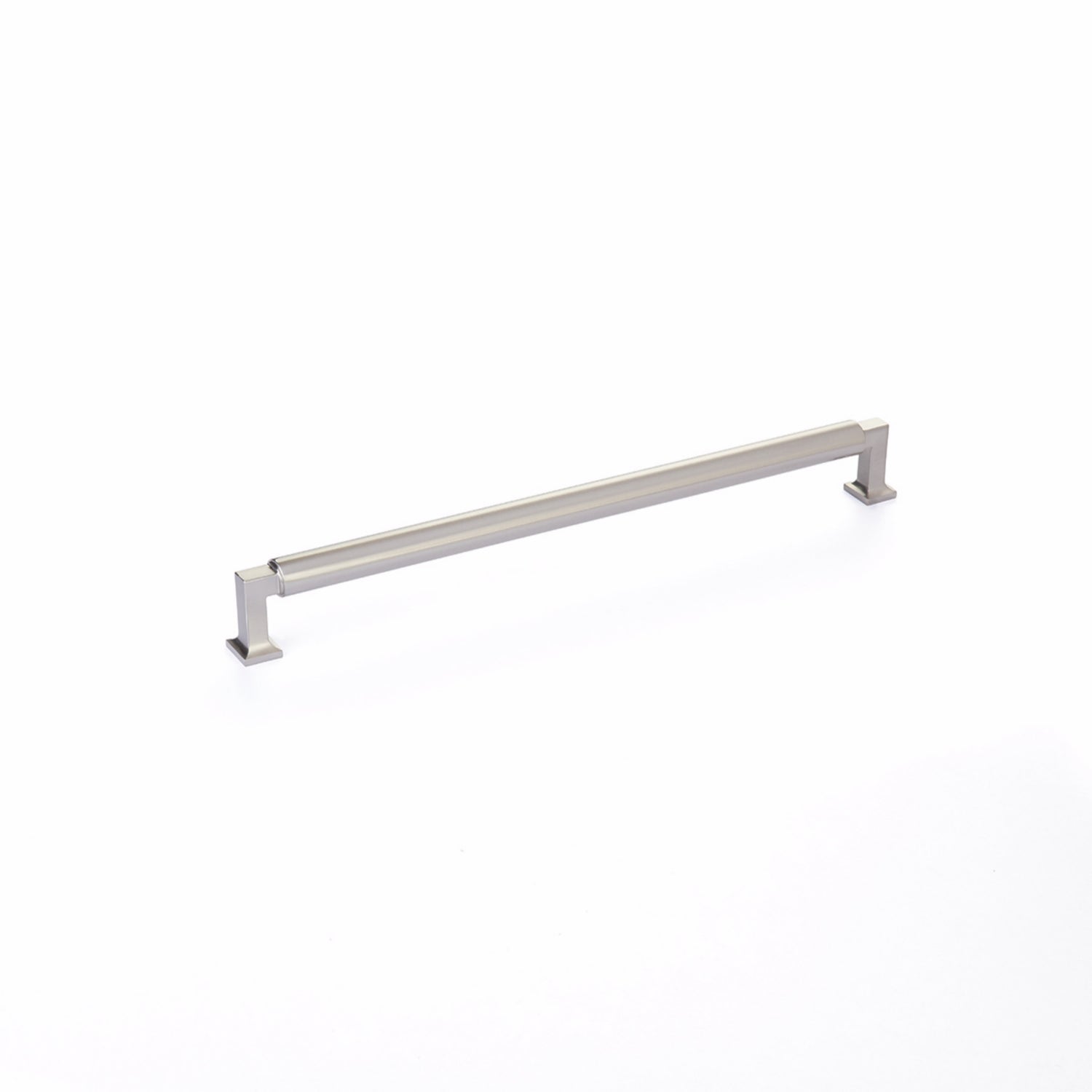 Schaub 481-15 12" Center to Center Haniburton Cabinet Pull Satin Nickel Finish