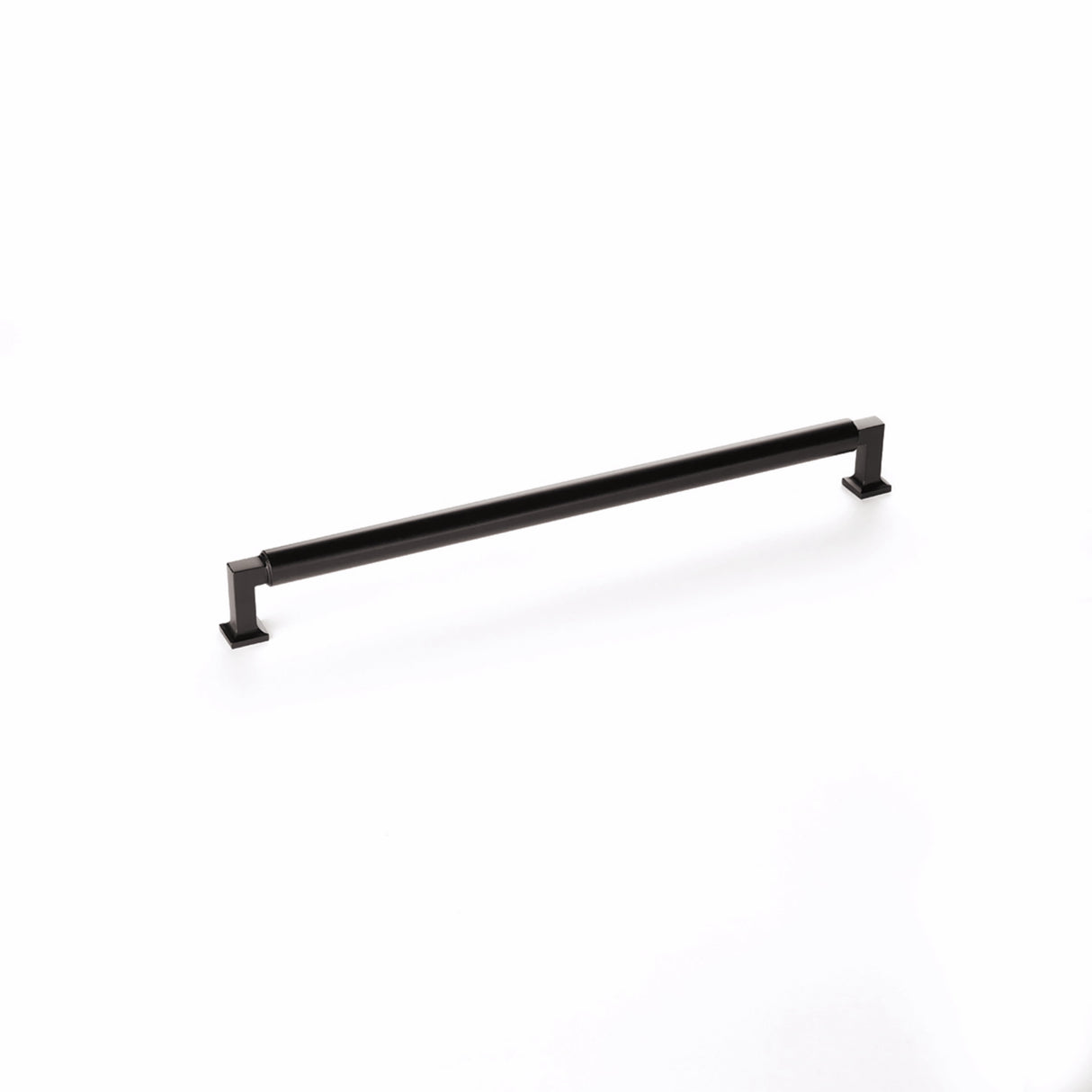 Schaub 481-MB 12" Center to Center Haniburton Cabinet Pull Matte Black Finish