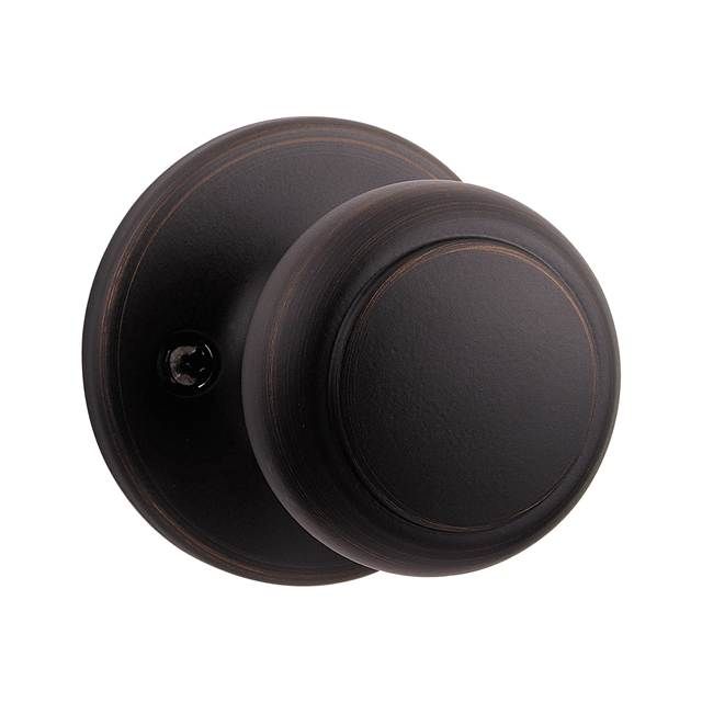 Kwikset 488CV-11P Cove Knob Half Dummy Lock Venetian Bronze Finish