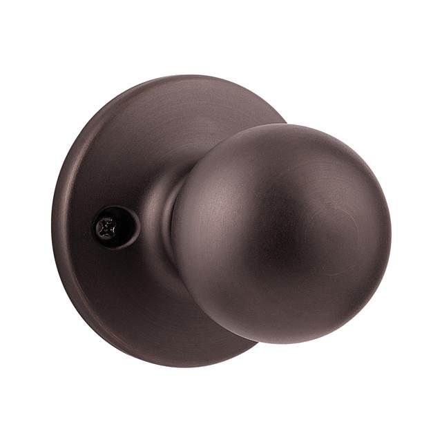 Kwikset 488P-11P Polo Knob Half Dummy Lock Venetian Bronze Finish