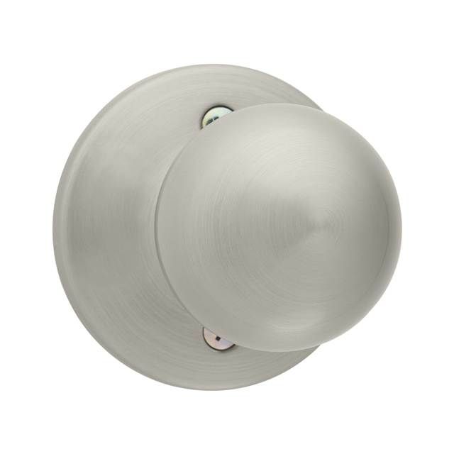 Kwikset 488P-15 Polo Knob Half Dummy Lock Satin Nickel Finish
