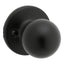 Kwikset 488P-514 Polo Knob Half Dummy Lock Matte Black Finish