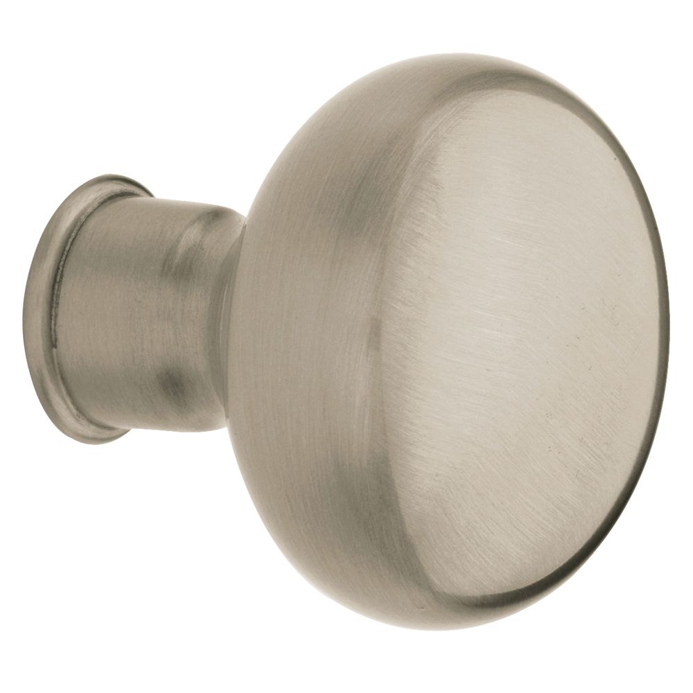 Baldwin 5000056MR Pair 5000 2" Baltimore Knob Less Rose Lifetime Satin Nickel Finish