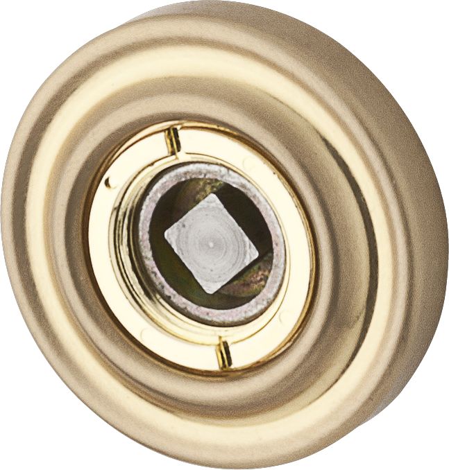 Baldwin 5002033 1-3/4" Passage Rose Vintage Brass Finish