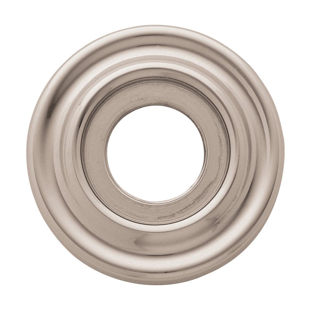 Baldwin 5002055IDM Single Dummy 1-3/4" Rose Lifetime Bright Nickel Finish