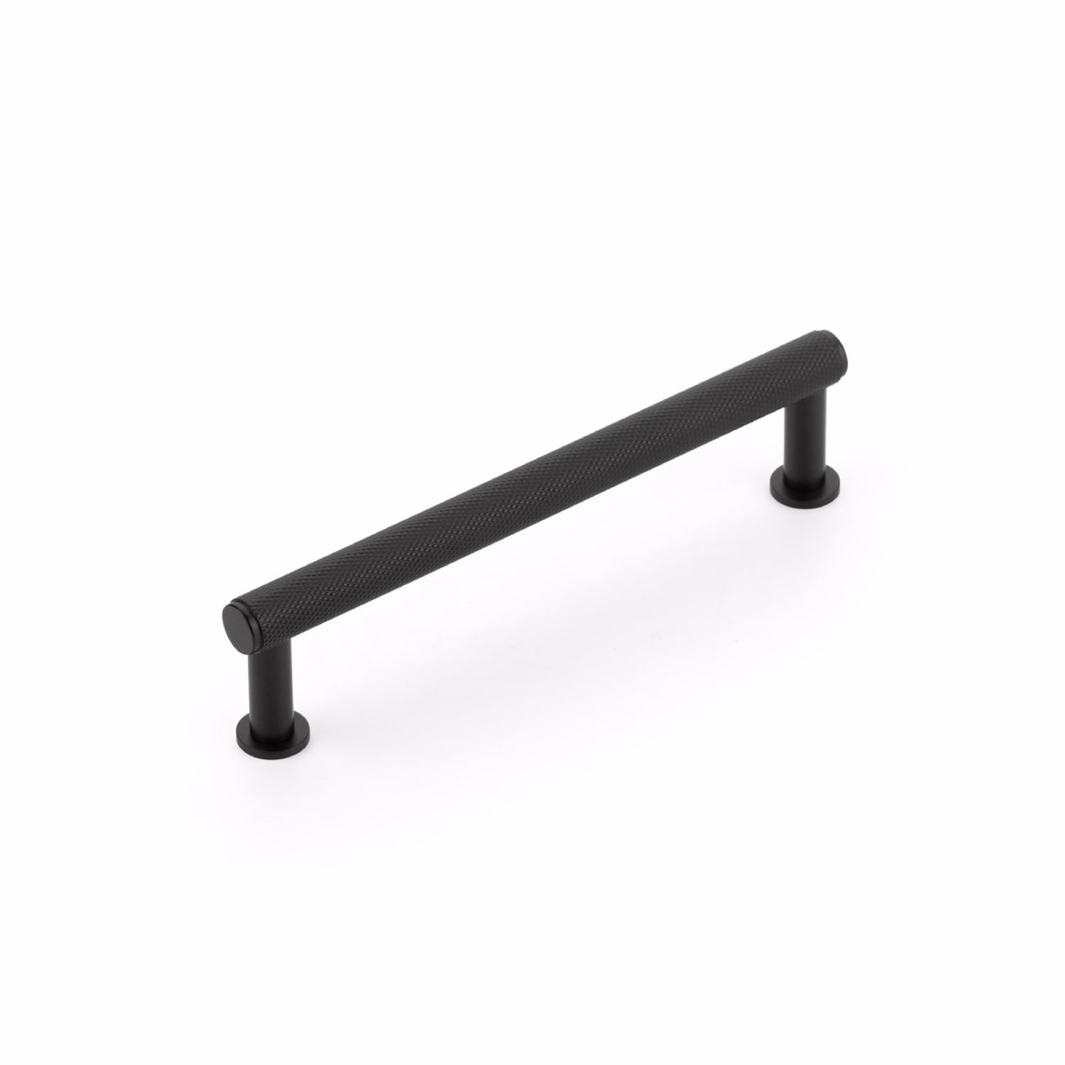 Schaub 5005-MB 5" Center to Center Pub House Knurled Cabinet Pull Matte Black Finish