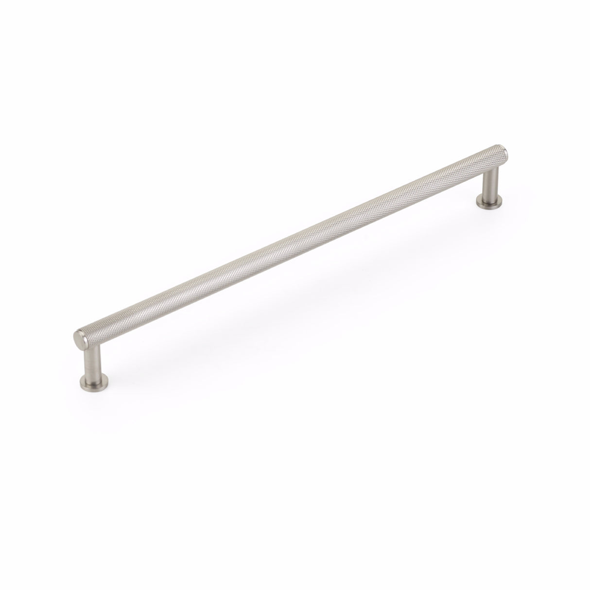 Schaub 5010-BN 10" Center to Center Pub House Knurled Cabinet Pull Brushed Nickel Finish