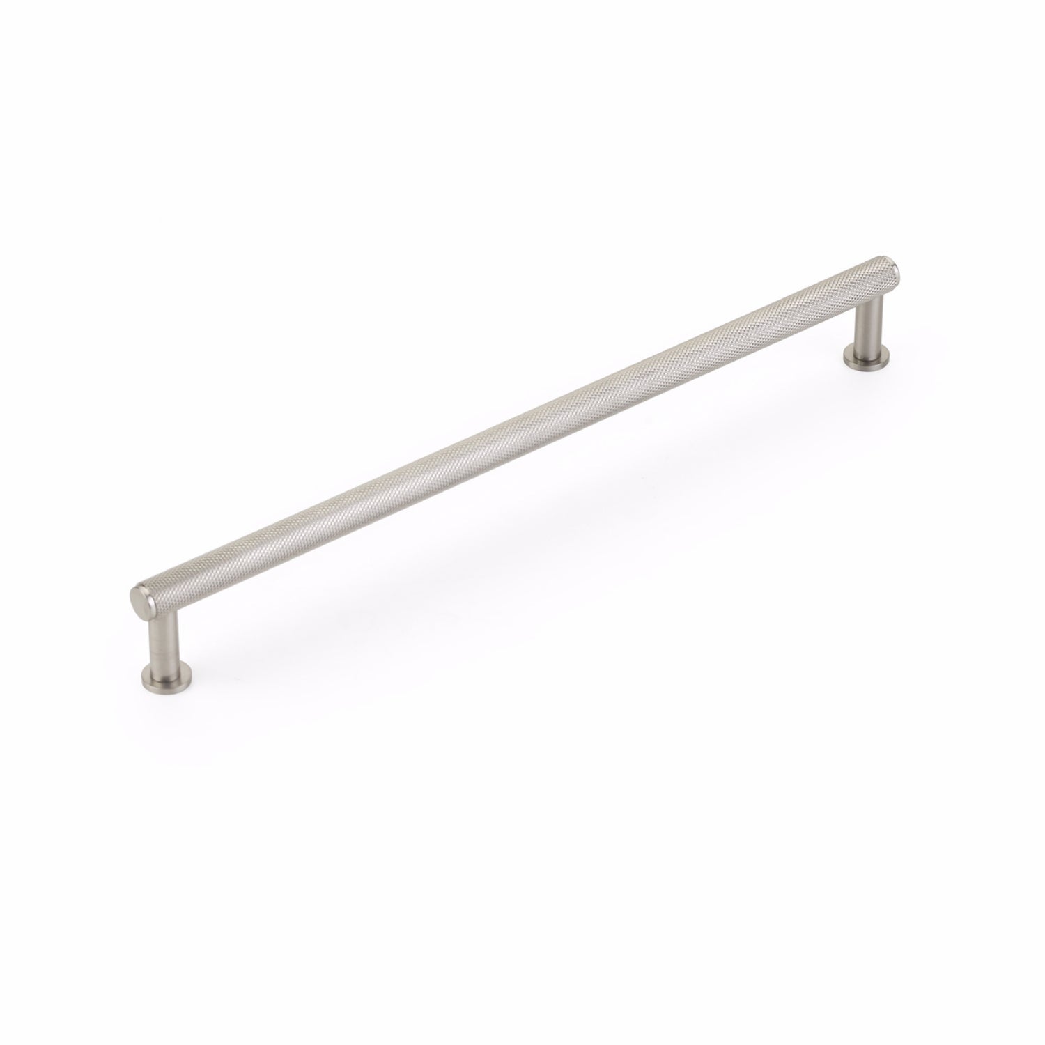 Schaub 5010-BN 10" Center to Center Pub House Knurled Cabinet Pull Brushed Nickel Finish
