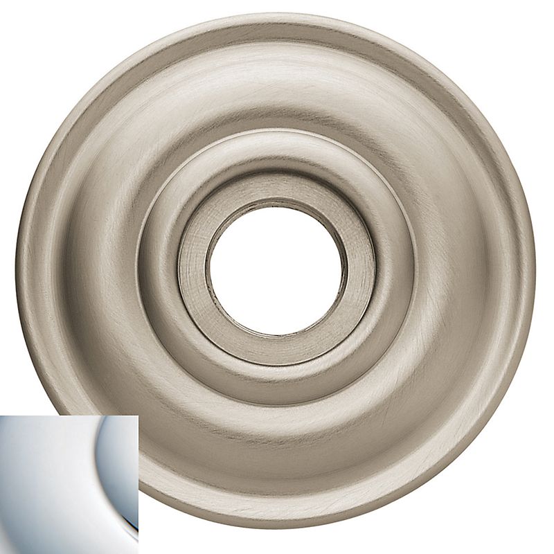 Baldwin 5048260IDM Single Dummy 2-5/8" Rose Bright Chrome Finish