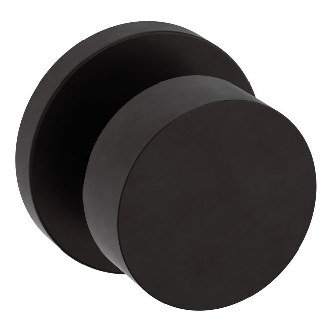 Baldwin 5055102IDM Preconfigured 5055 2-1/8" Minneapolis Knob with 5046 Rose Half Dummy Lock Oil Rubbed Bronze Finish