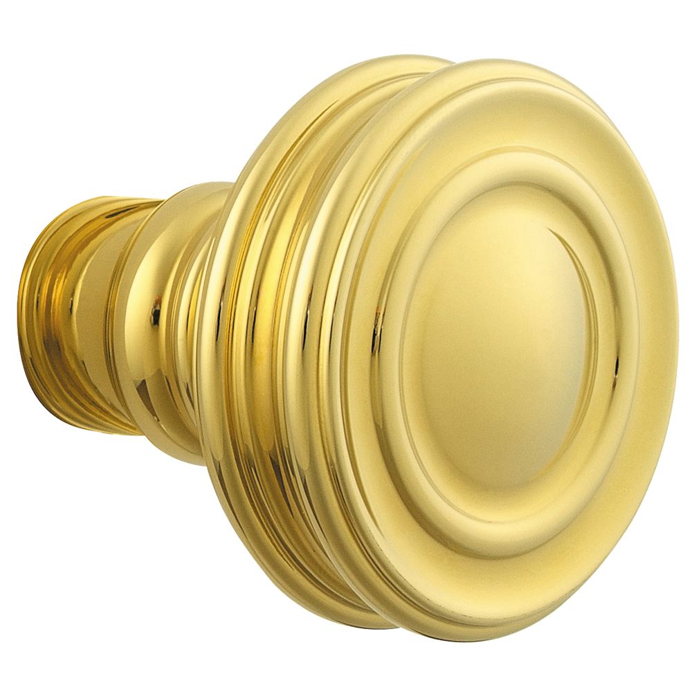 Baldwin 5066031MR Pair 5066 Knob Less Rose Unlacquered Brass Finish
