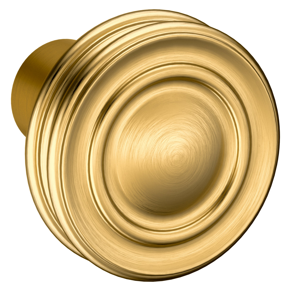 Baldwin 5066044MR Pair 5066 Knob Less Rose Lifetime Satin Brass Finish