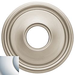 Baldwin 5070260 2-5/8" Grooved Passage Rose Bright Chrome Finish
