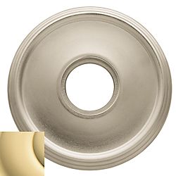 Baldwin 5078031 2-5/8" Passage Rose Unlacquered Brass Finish