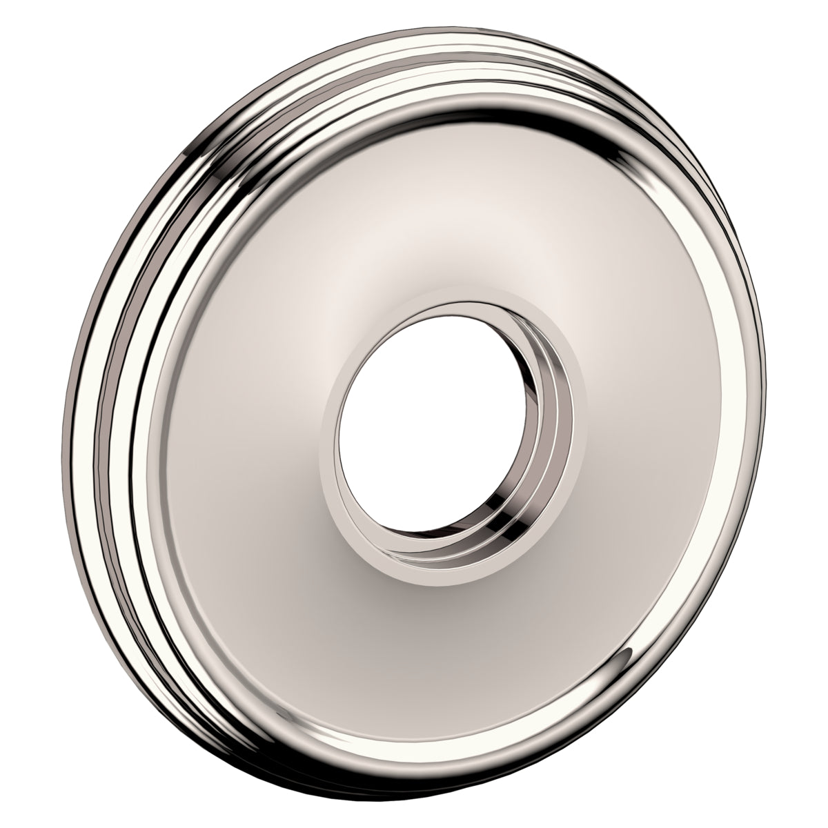 Baldwin 5078055IDM Single Dummy 2-5/8" Rose Lifetime Bright Nickel Finish