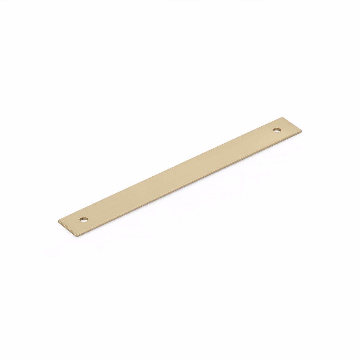Schaub 5106B-SSB 6" Center to Center Pub House Backplate for Pull Signature Satin Brass Finish
