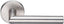 Emtek 5109STUUS15RH Stuttgart Lever Right Hand 2-3/8" Backset Passage with Disk Rose for 1-1/4" to 2" Door Satin Nickel Finish