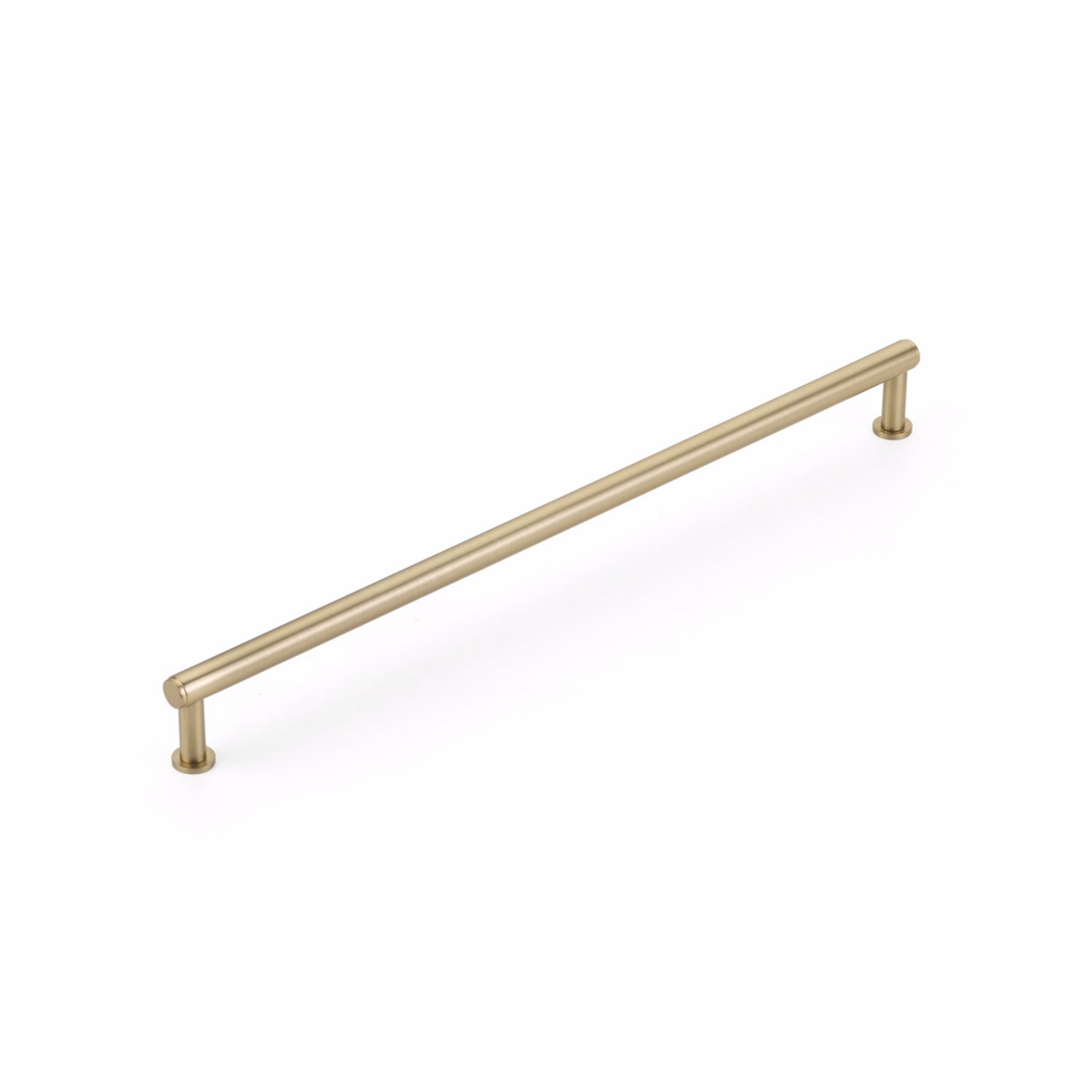 Schaub 5112-SSB 12" Center to Center Pub House Cabinet Pull Signature Satin Brass Finish