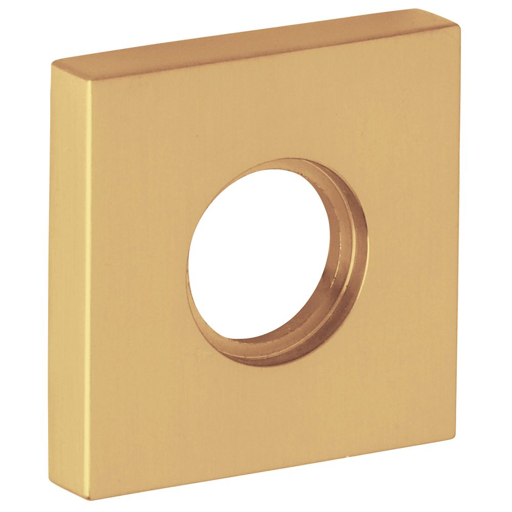 Baldwin 5160033 2" Square Privacy Rose Vintage Brass Finish