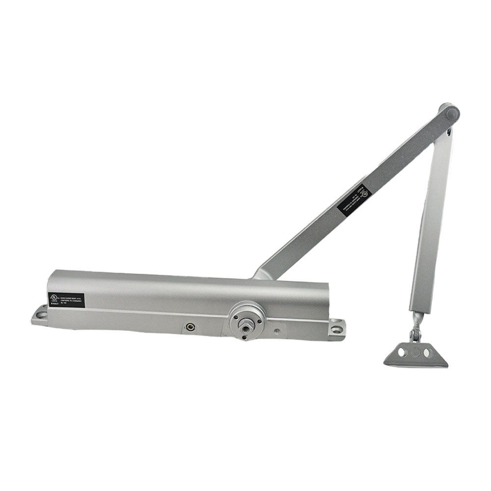 Hager 5200MLT16ALM Multi-Mount 1-6 Adjustable Regular Door Closer Aluminum Finish