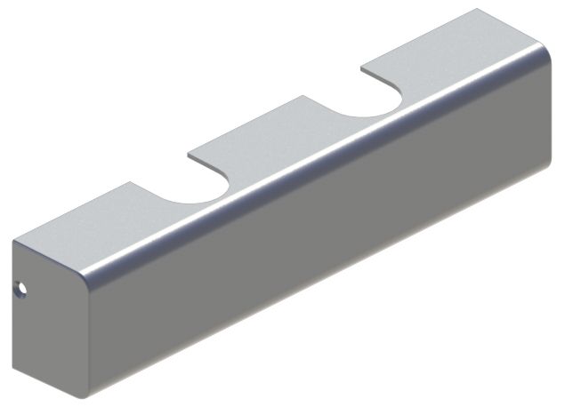 Hager 5202ALM Full Plastic Cover for 5200 Serie Aluminum Finish