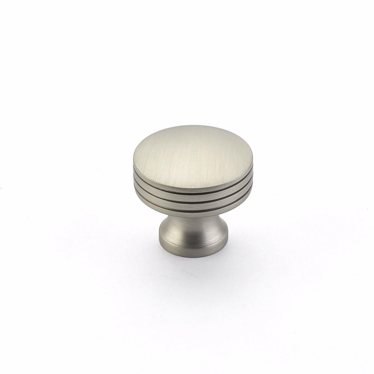 Schaub 532-15 1-1/4" Menlo Park Disk Round Knob Satin Nickel Finish