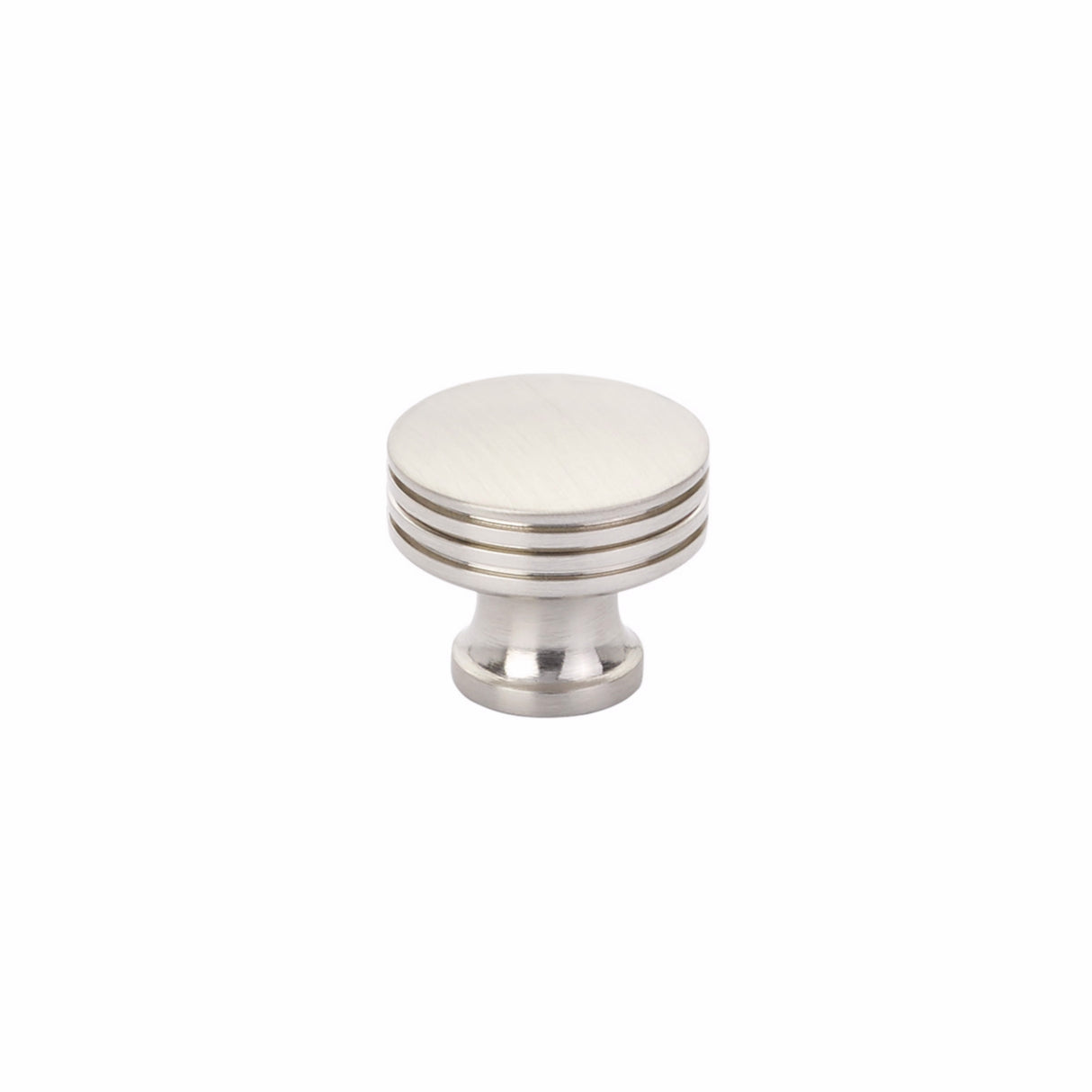 Schaub 532-BN 1-1/4" Menlo Park Disk Round Knob Brushed Nickel Finish