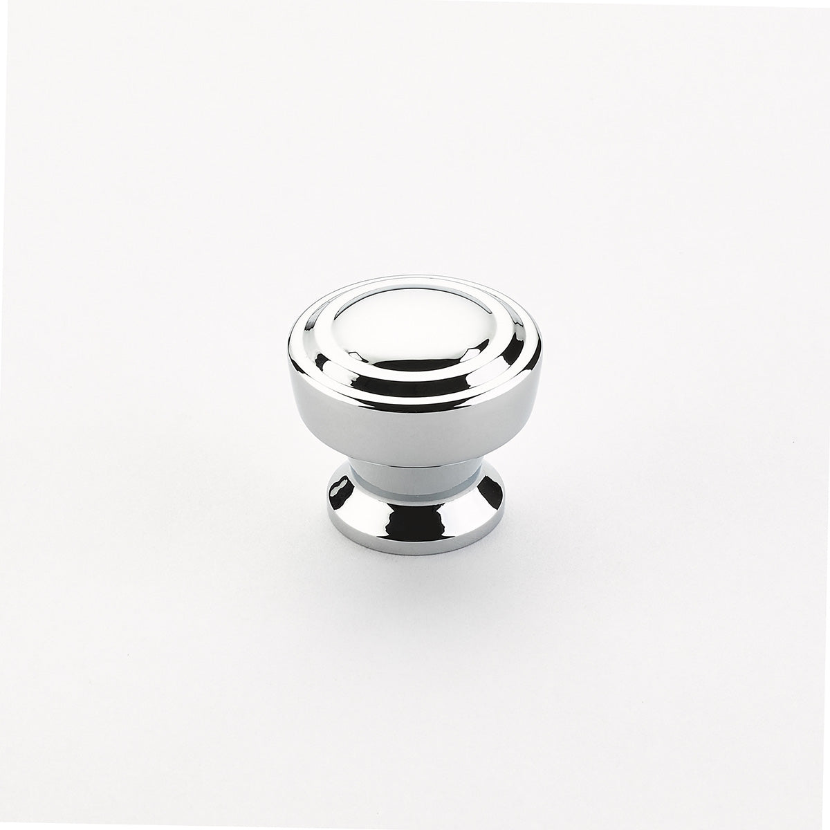Schaub 533-26 1-1/4" Menlo Park Round Knob Polished Chrome Finish