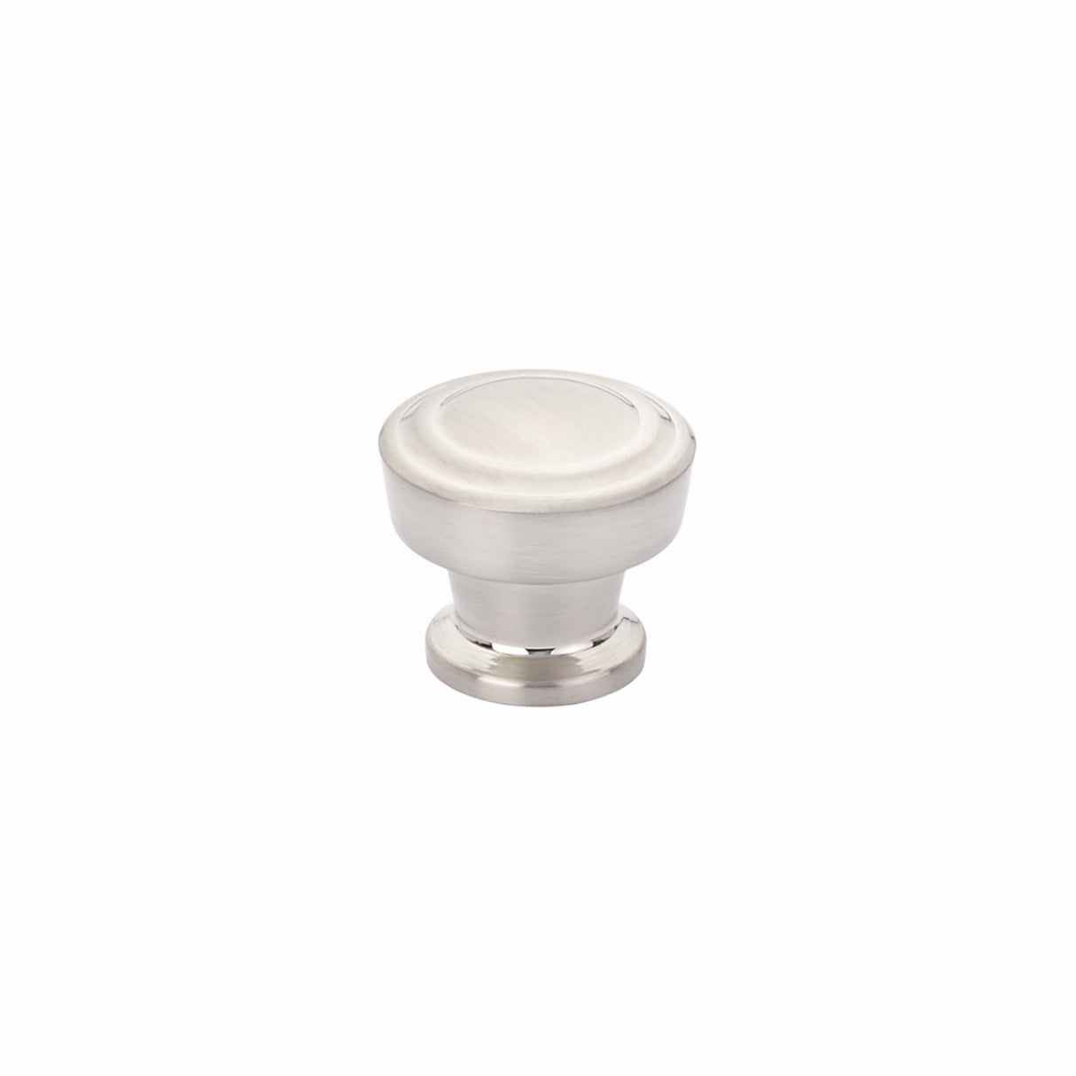 Schaub 533-BN 1-1/4" Menlo Park Round Cabinet Knob Brushed Nickel Finish