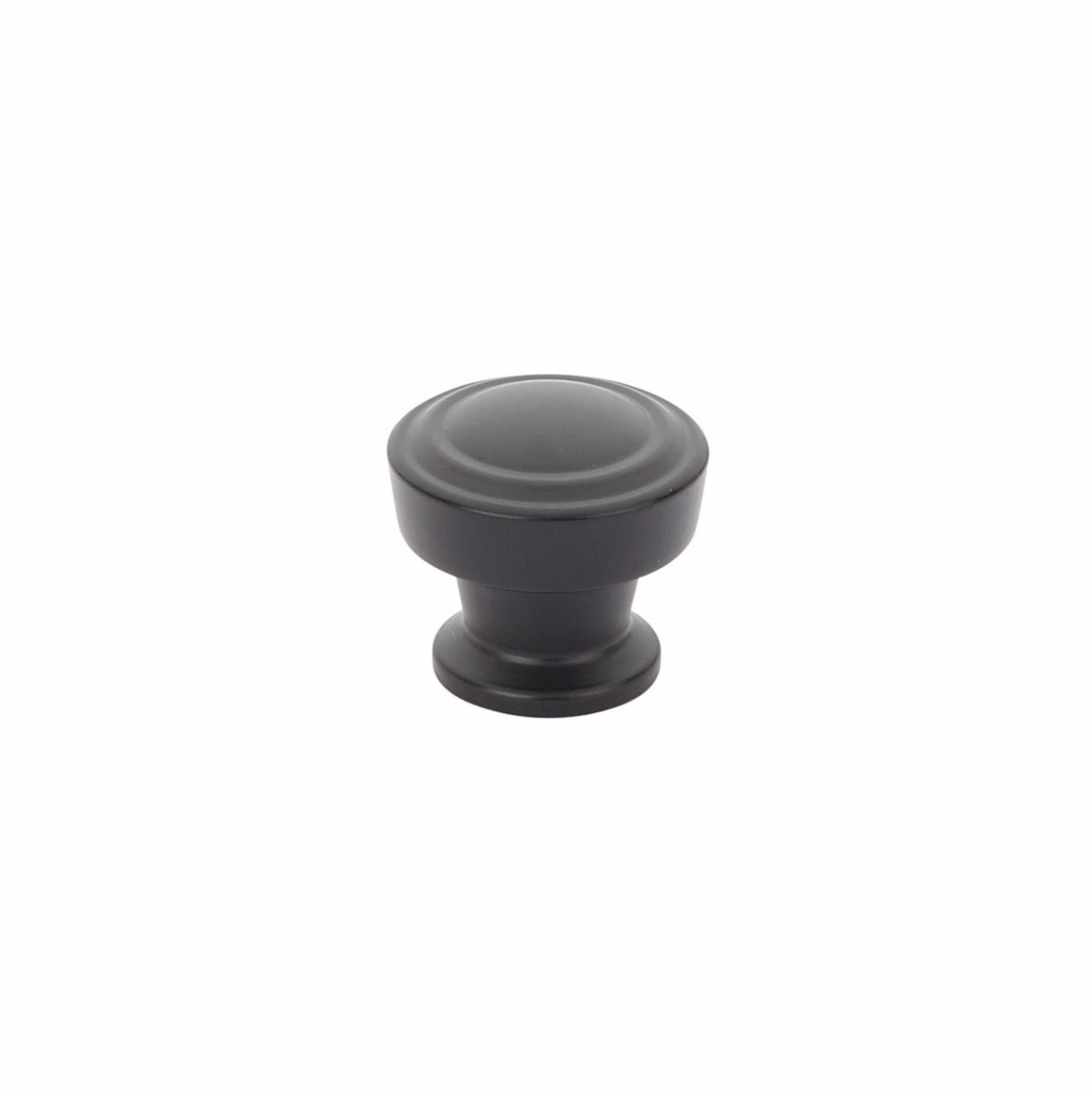 Schaub 533-MB 1-1/4" Menlo Park Round Cabinet Knob Matte Black Finish