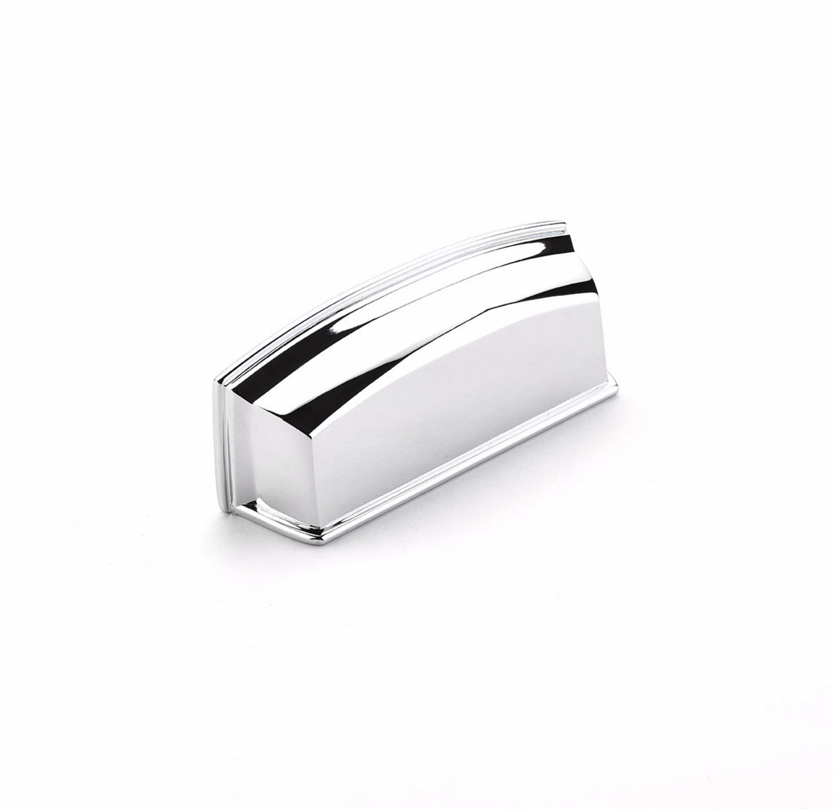 Schaub 534-26 Menlo Park 3-1/2" Center to Center Cabinet Cup Pull Polished Chrome Finish