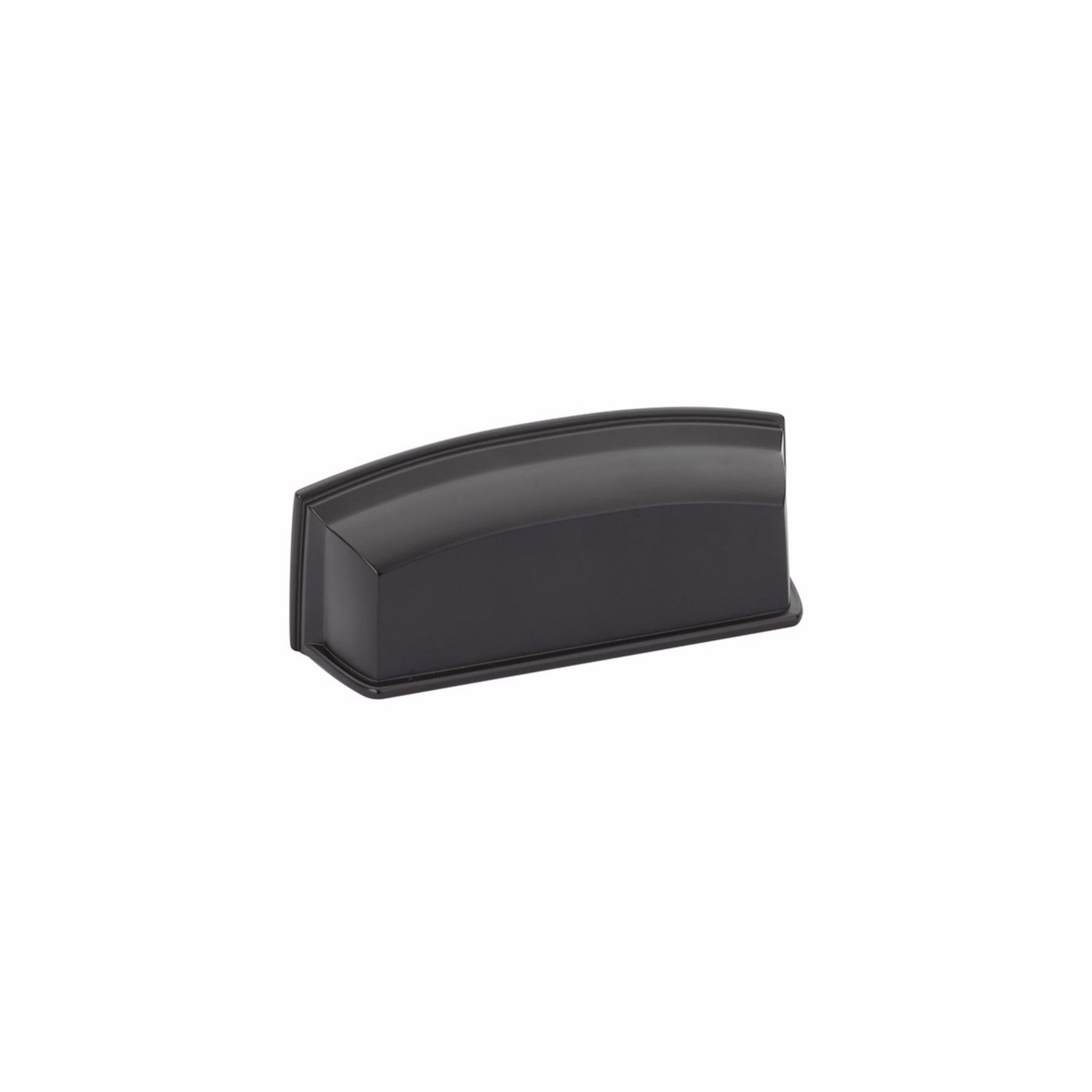 Schaub 534-MB Menlo Park 3-1/2" Center to Center Cabinet Cup Pull Matte Black Finish