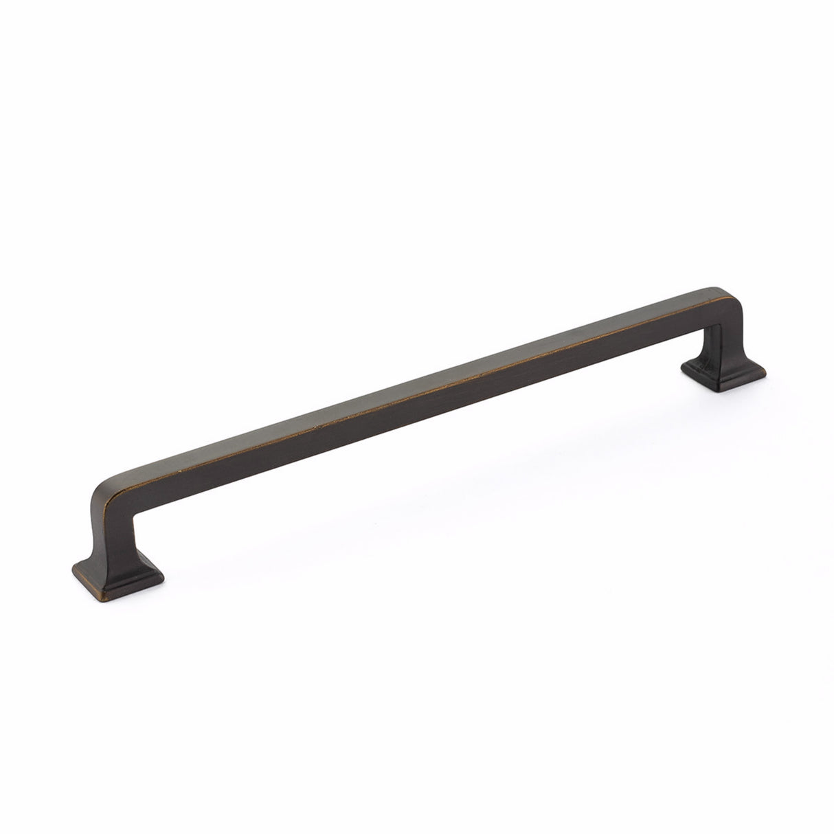 Schaub 536-ABZ 8" Center to Center Menlo Park Cabinet Pull Ancient Bronze Finish