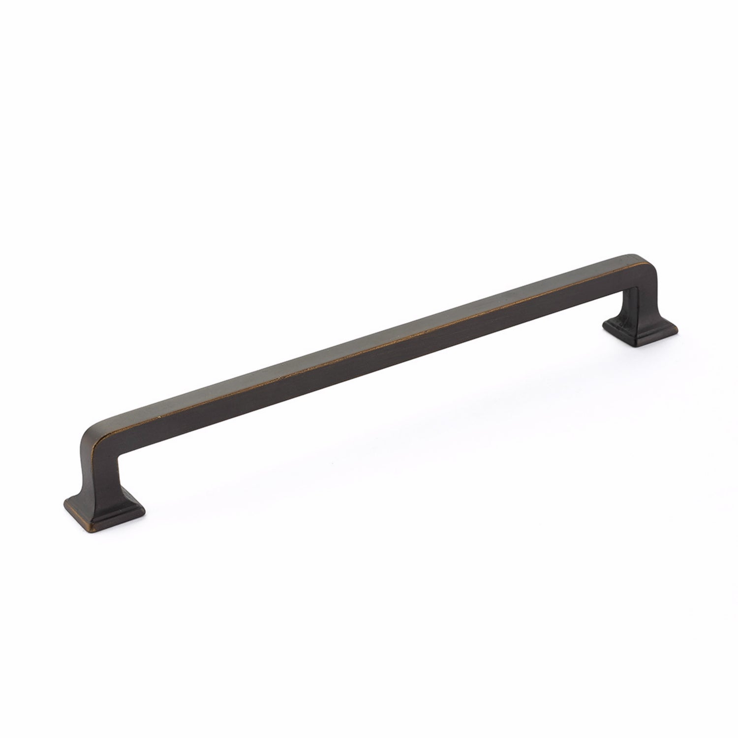 Schaub 536-ABZ 8" Center to Center Menlo Park Cabinet Pull Ancient Bronze Finish
