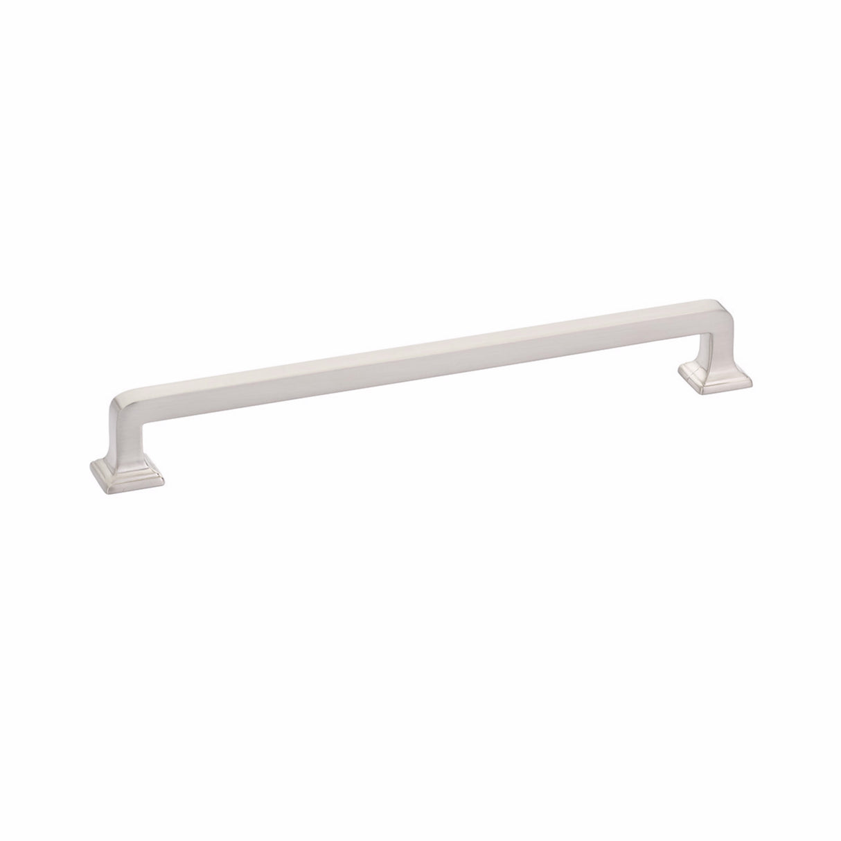 Schaub 536-BN 8" Center to Center Menlo Park Cabinet Pull Brushed Nickel Finish