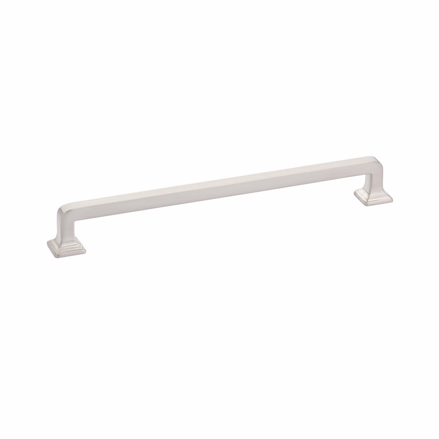Schaub 536-BN 8" Center to Center Menlo Park Cabinet Pull Brushed Nickel Finish