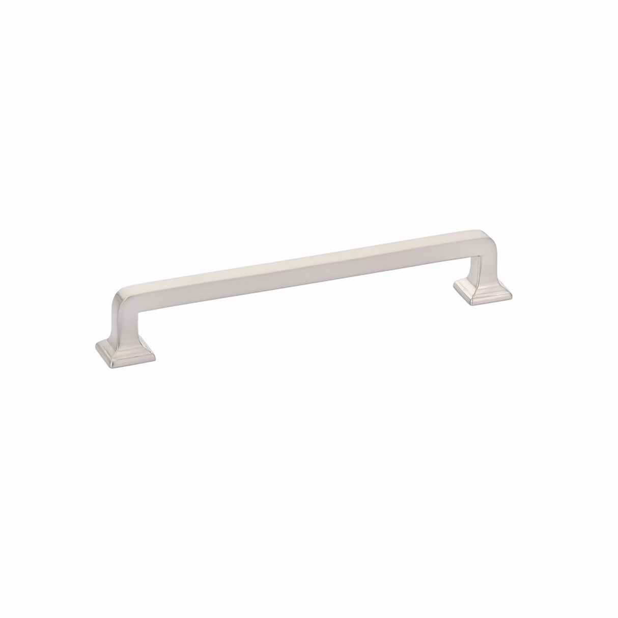 Schaub 537-BN 6" Center to Center Menlo Park Cabinet Pull Brushed Nickel Finish