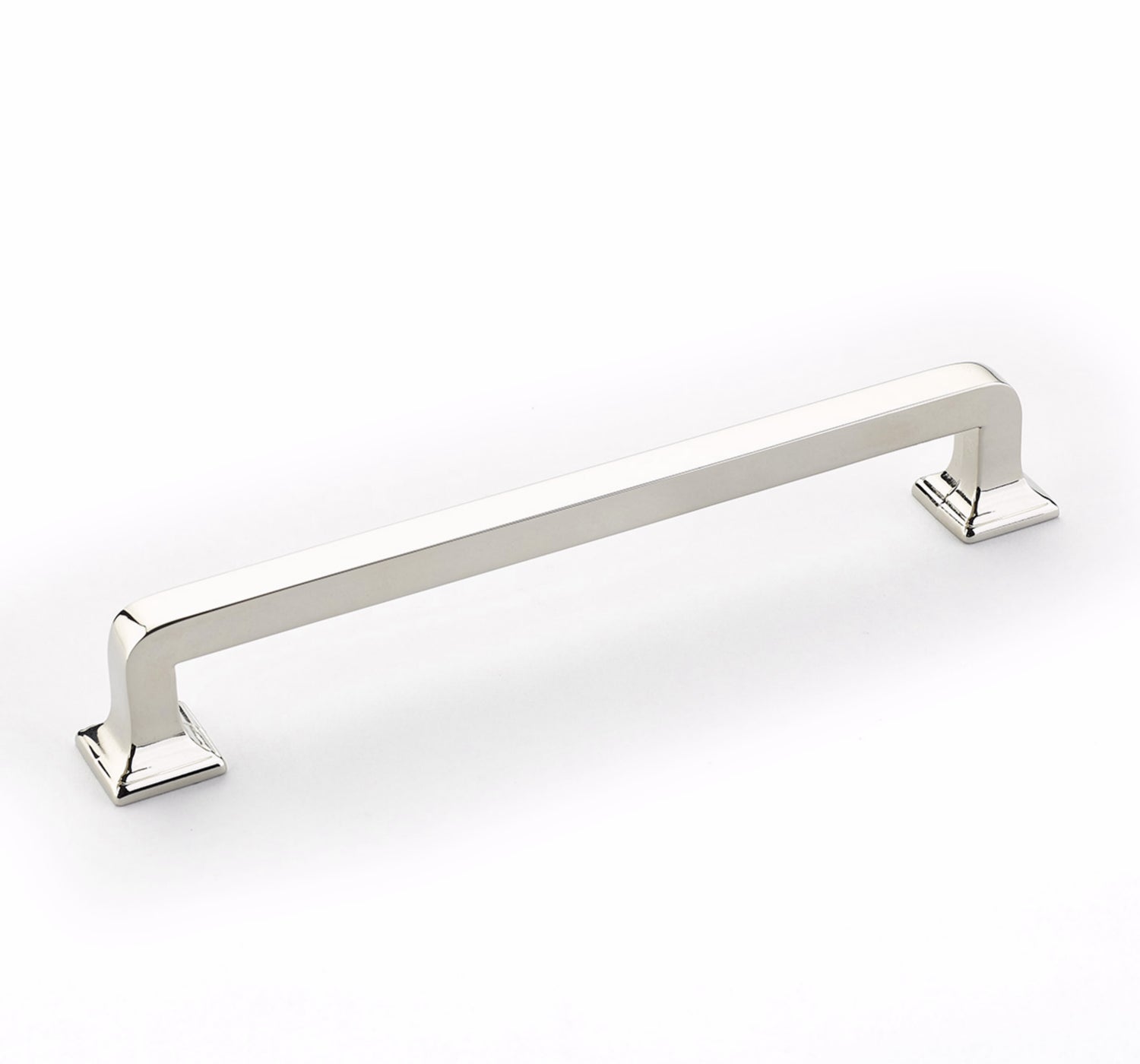 Schaub 537-PN 6" Center to Center Menlo Park Cabinet Pull Polished Nickel Finish