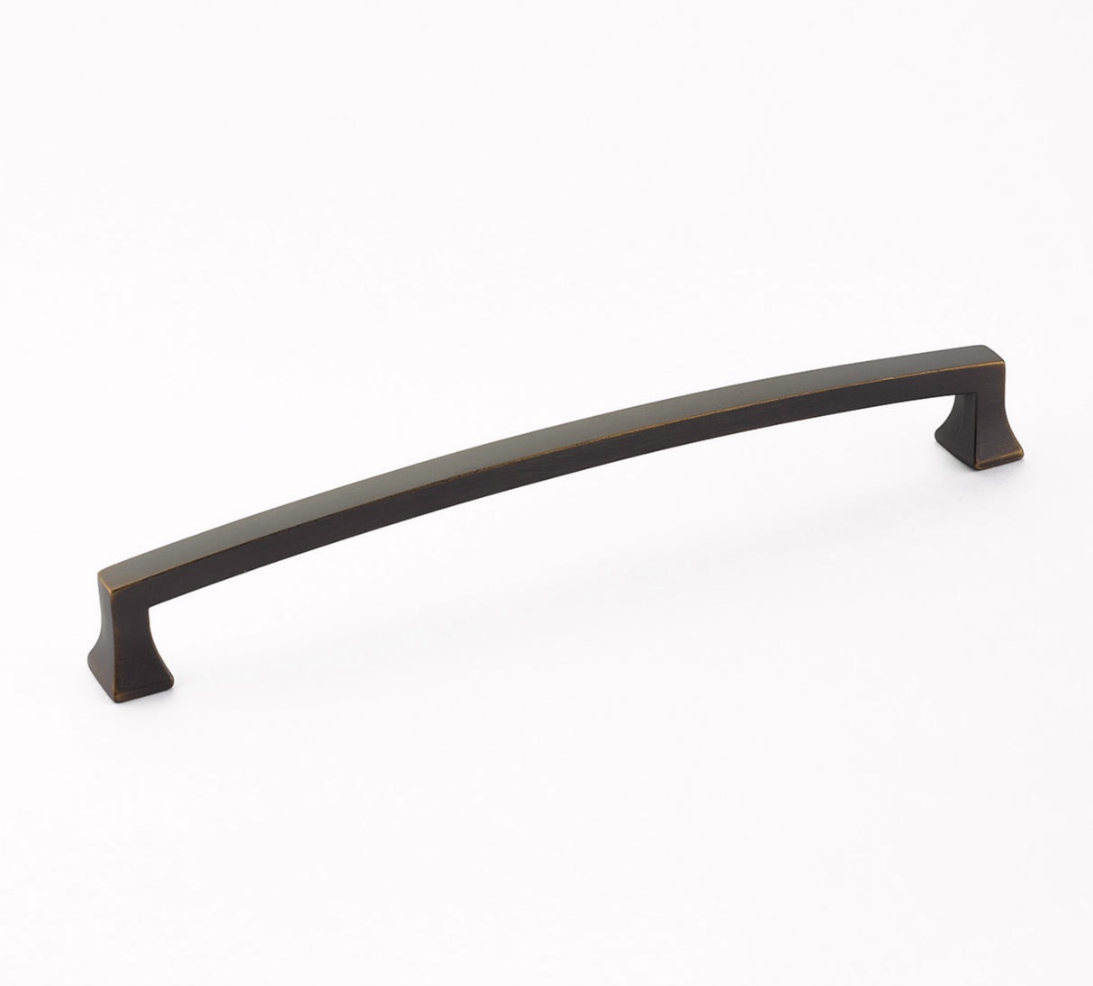 Schaub 540-ABZ 8" Center to Center Menlo Park Arched Cabinet Pull Ancient Bronze Finish