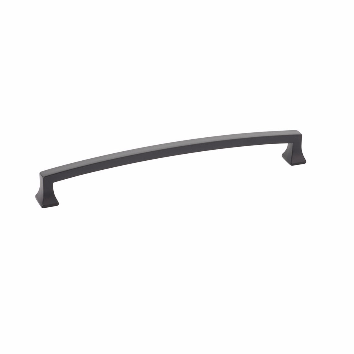 Schaub 540-MB 8" Center to Center Menlo Park Arched Cabinet Pull Matte Black Finish