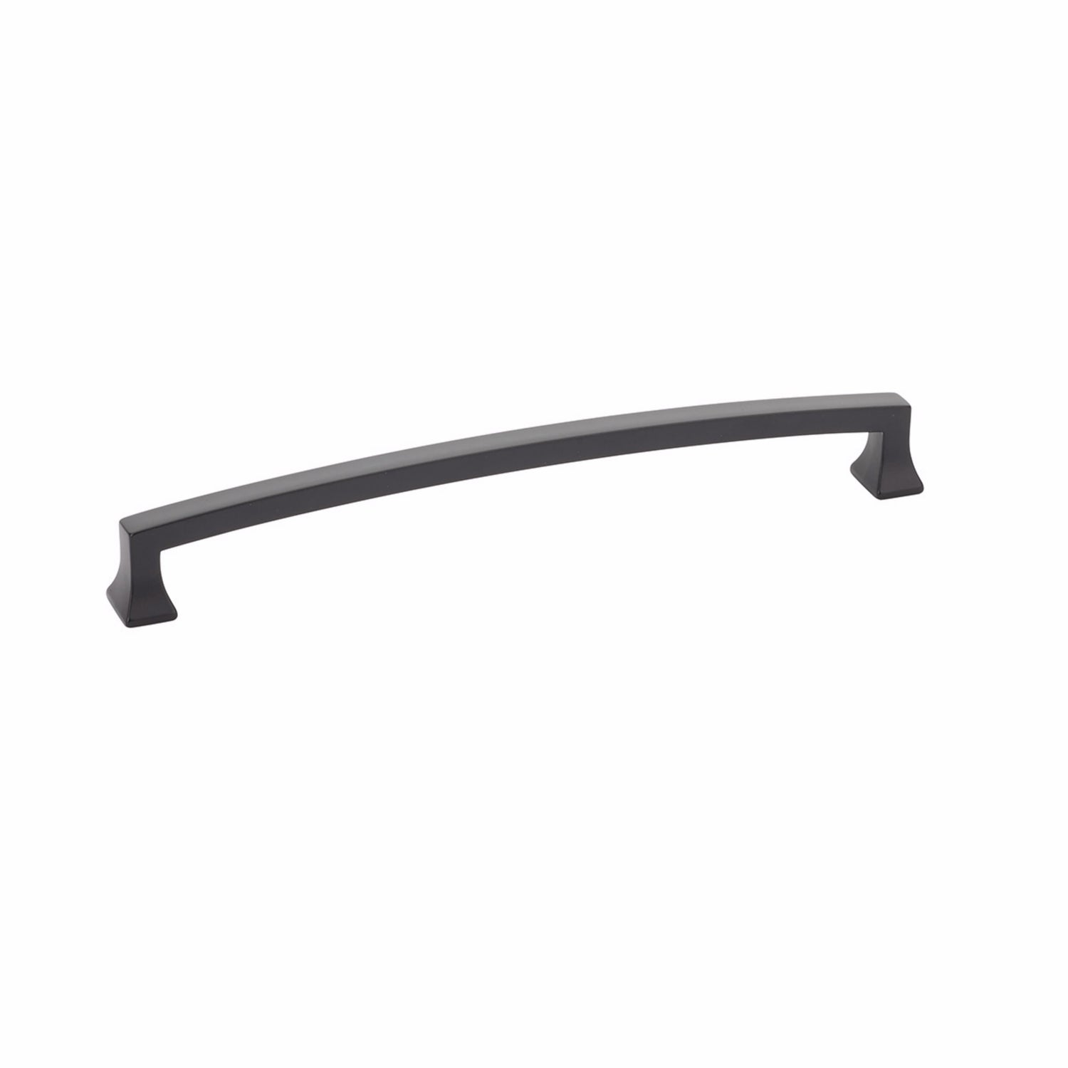Schaub 540-MB 8" Center to Center Menlo Park Arched Cabinet Pull Matte Black Finish