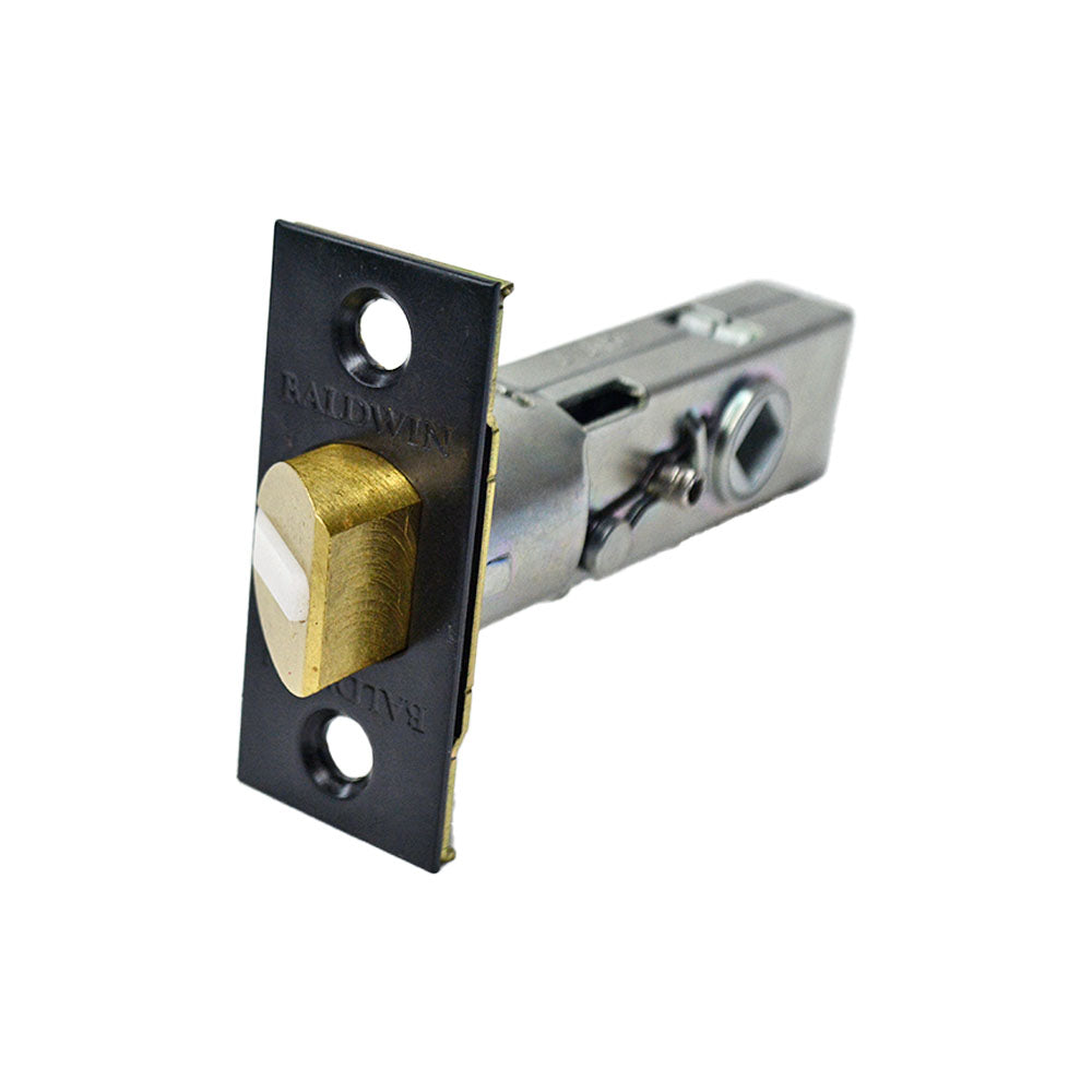Baldwin 5510102PFLS 2-3/8" Estate Knob Privacy Latch with Full Lip Strike Oil Rubbed Bronze Finish