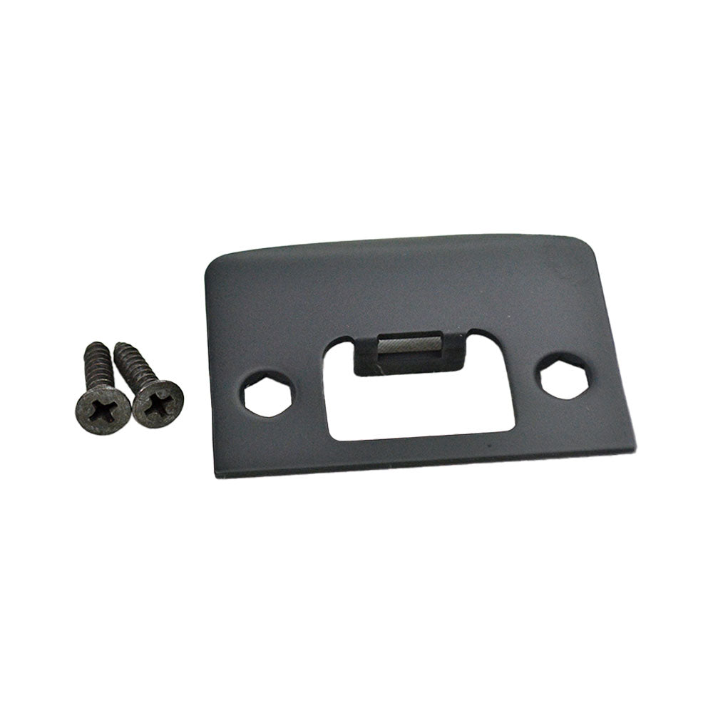 Baldwin 5510190FSTR Full Lip Strike Satin Black Finish