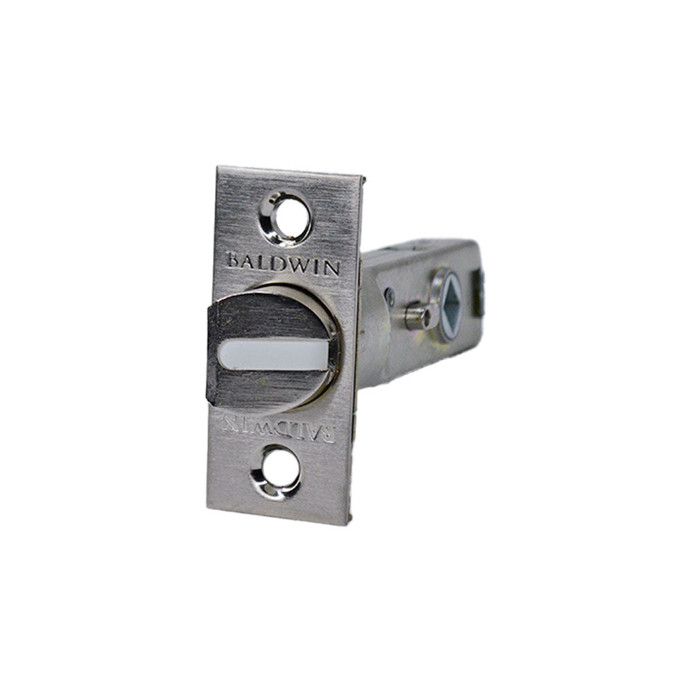 Baldwin 5513056P 2-3/8" Estate Lever Privacy Latch Lifetime Satin Nickel Finish