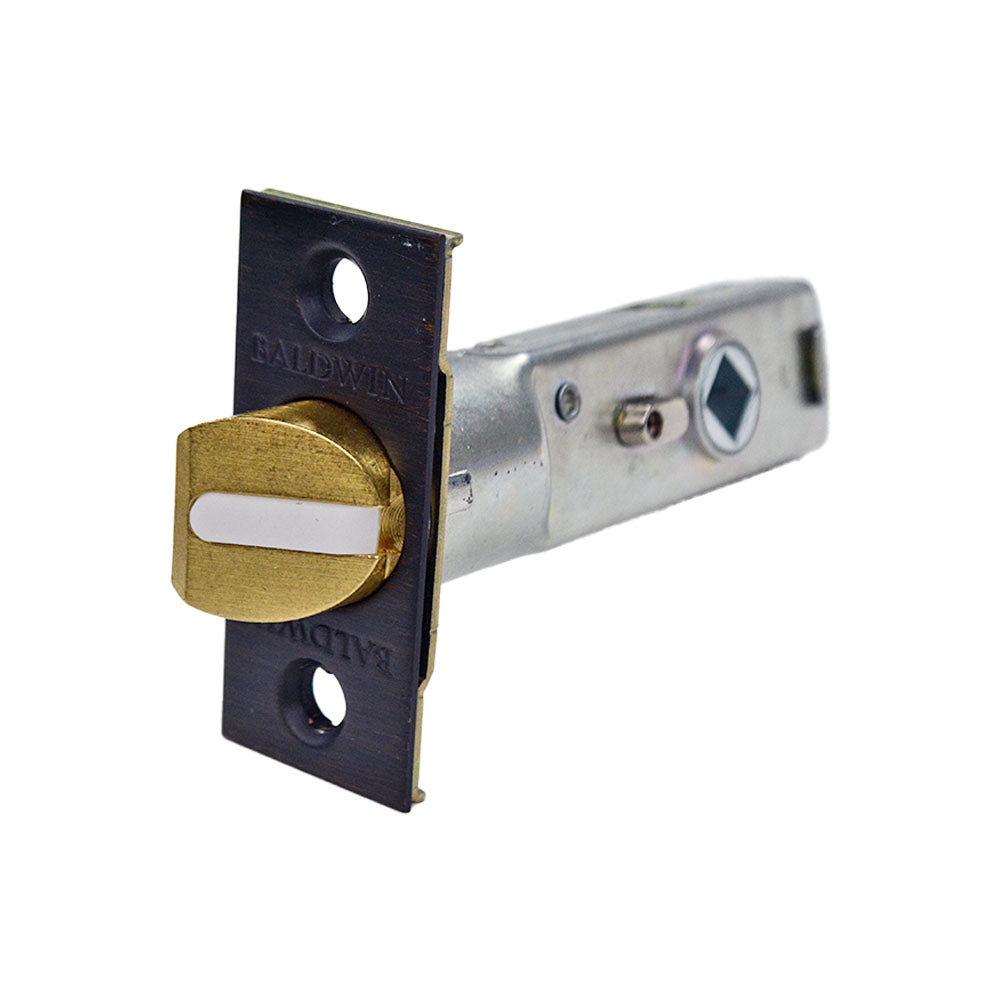 Baldwin 5513112PFLS 2-3/8" Estate Lever Privacy Latch with Full Lip Strike Venetian Bronze Finish