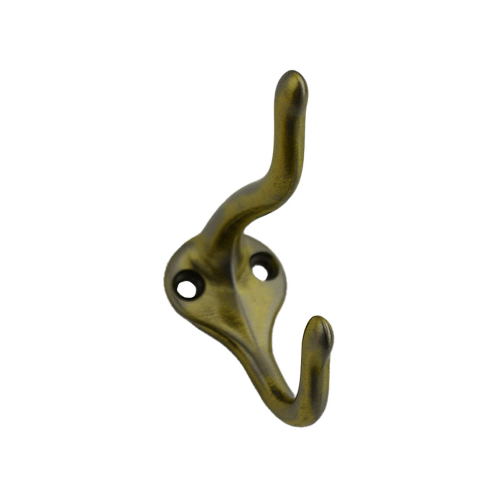 Ives Commercial 571A5 Aluminum Coat and Hat Hook Antique Brass Finish