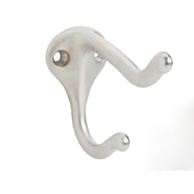 Ives Commercial 571A92 Aluminum Coat and Hat Hook Aluminum Finish