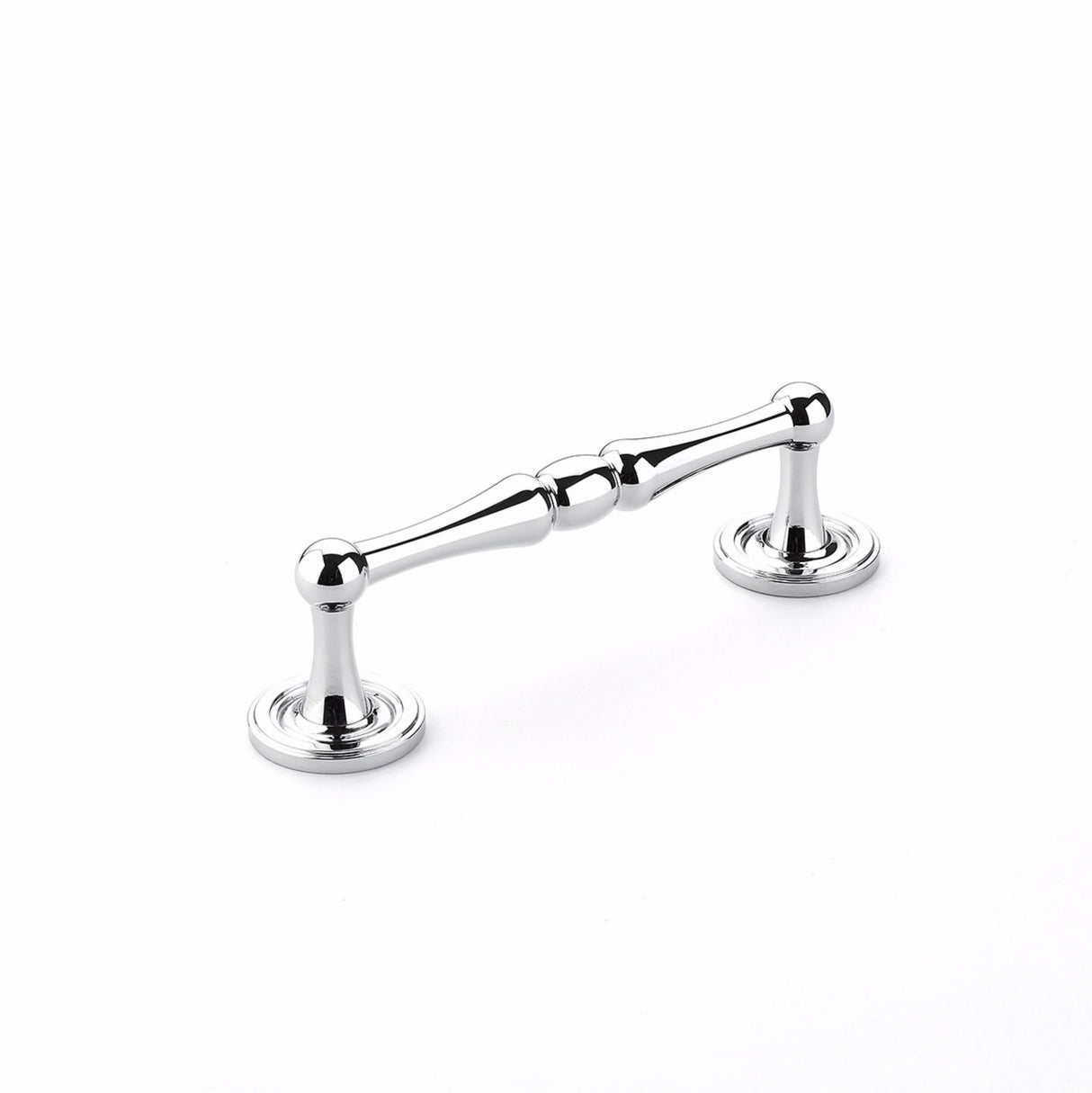 Schaub 579-26 4" Center to Center Atherton Cabinet Pull Polished Chrome Finish