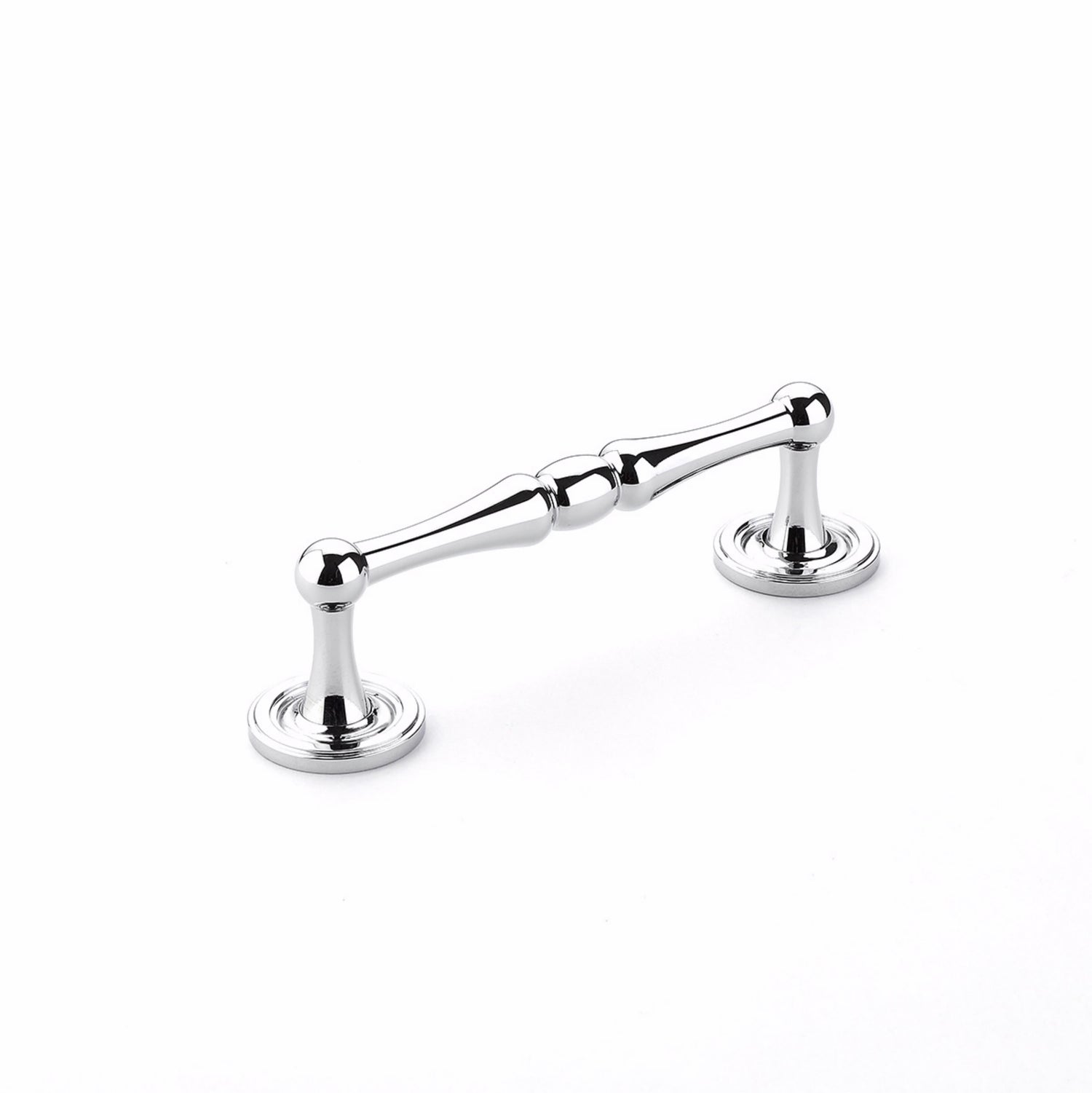 Schaub 579-26 4" Center to Center Atherton Cabinet Pull Polished Chrome Finish